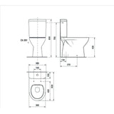 JIka Lyra Plus Rimless  kombi wc  alsó kifolyású-1