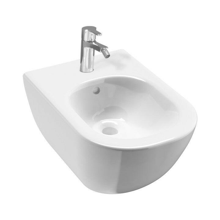 Jika Mio fali bidé, hátsó vízbekötés, Easy fit szerelőkészlettel, 53 cm (H8317120003021)
