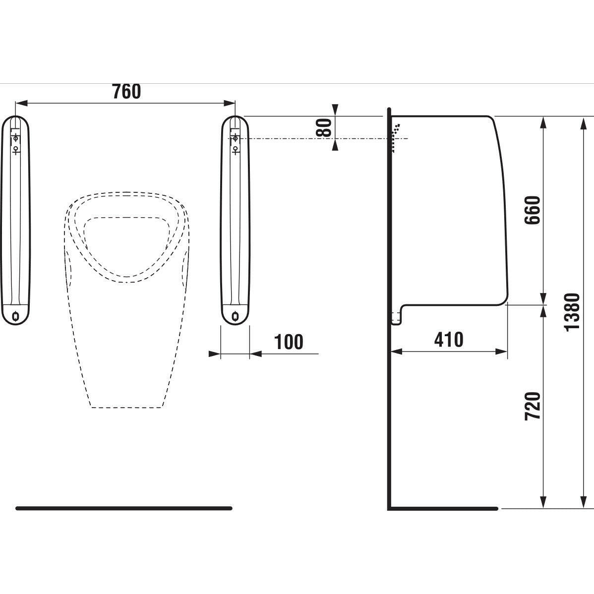 JIKA Vizelde válaszfal Split (H8476010000001)-1