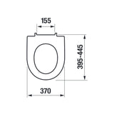 Jika Lyra Plus WC ülőke, duroplast, lecsapódásgátlóval, rozsdamentes zsanérral, gyorsrögzítésű-1