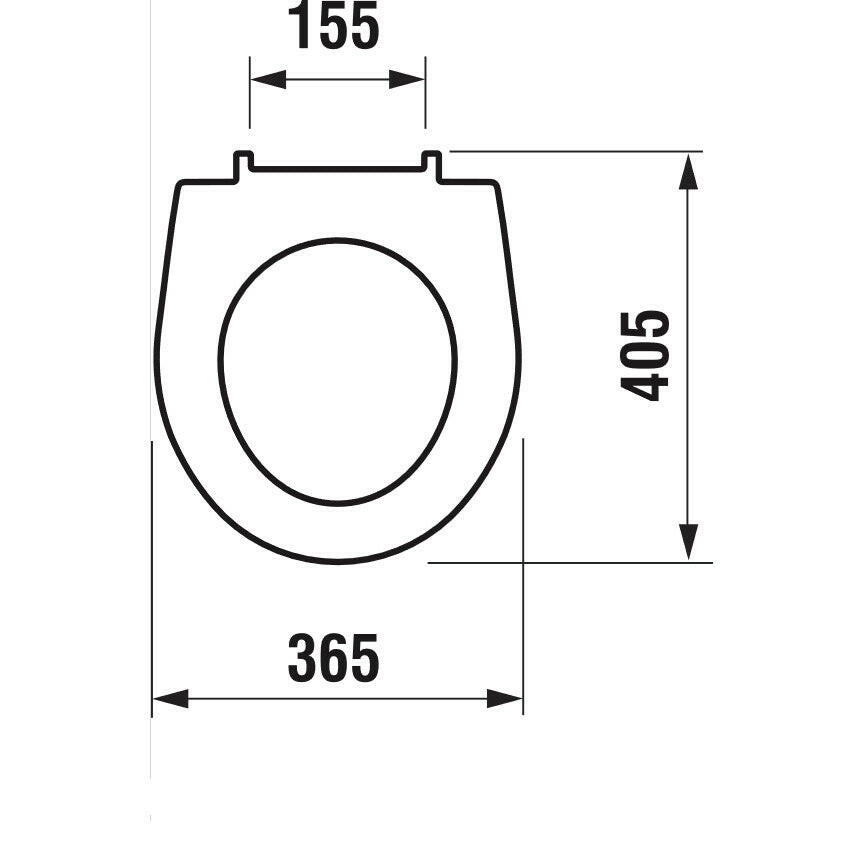 Jika Lyra Plus WC ülőke tetővel, duroplast, rozsdamentes zsanérral