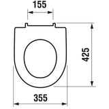 Jika Lyra Plus WC ülőke, duroplast, lecsapódásgátlóval, műanyag zsanérral-1