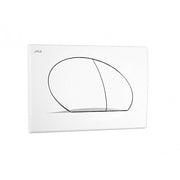 Jika nyomógomb, Dual Flush, íves, fehér (H8966140000001)