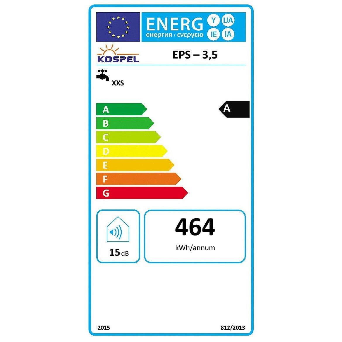 Kospel Vízmelegítő EPS 3,5 kW fehér Twister (5906564180118)