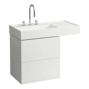 Laufen Kartell by alsószekrény két fiókkal, fiókelosztóval matt fehér 58 x 45 x 60 cm (H4075690336401)