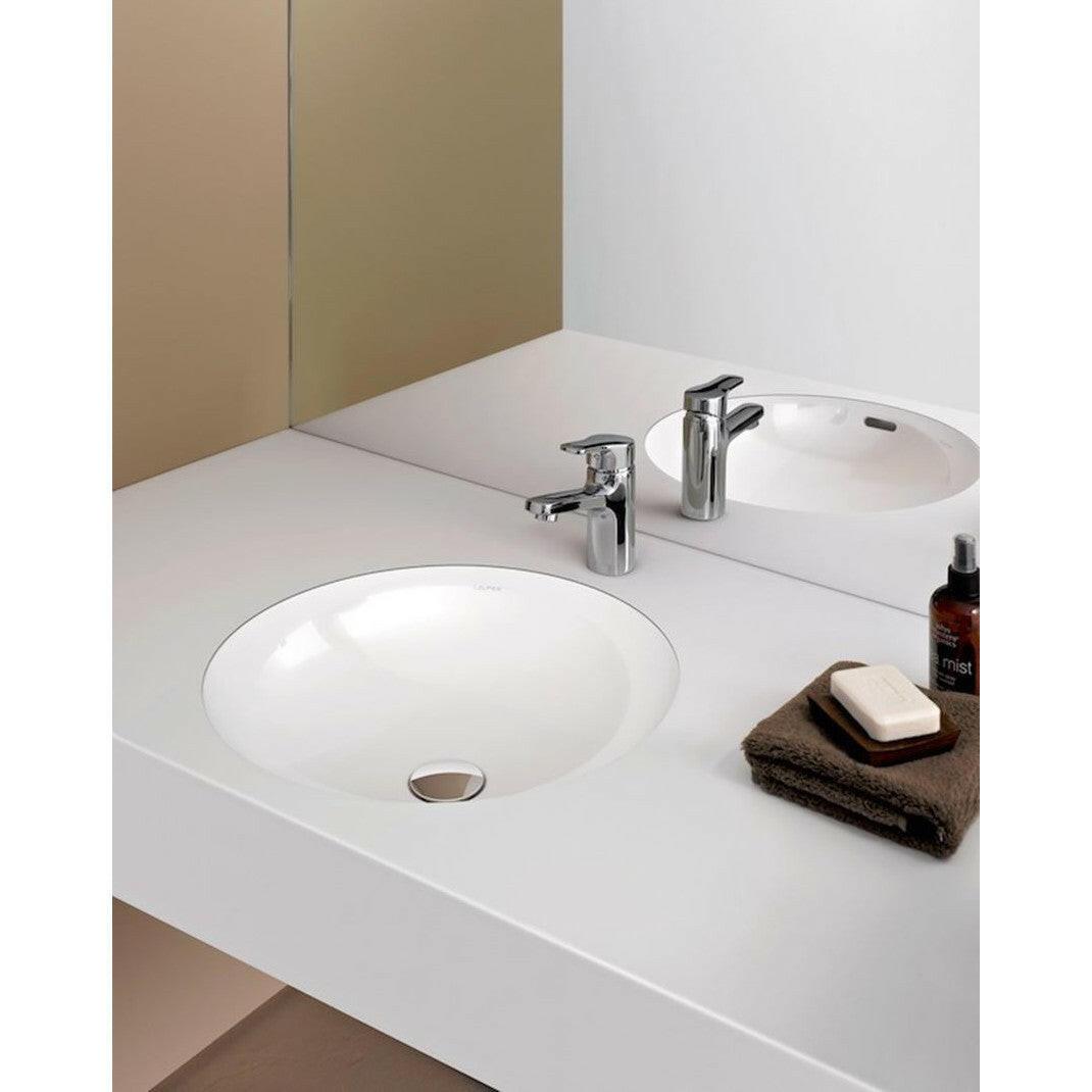 Laufen Pro mosdó 42x42cm alulról beépíthető, túlfolyóval (H8189610001091)