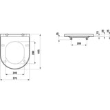 Laufen Kartell BY LAUFEN fehér wc-ülőke, lecsapódásgátlós-1