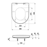 Laufen Pro WC ülőke tetővel, levehető, lecsapódás nélküli-1