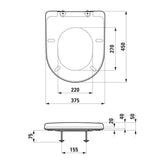 Laufen Pro WC ülőke, lecsapódásgátló rendszerrel, fehér-1