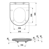 Laufen Pro WC ülőke, slim-3