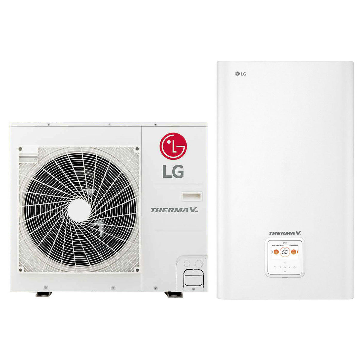 LG Therma-V - HN091MR.NK5 + HU051MR.U44 - osztott hőszivattyú 5,0 kW, 1 fázis (R32)-0