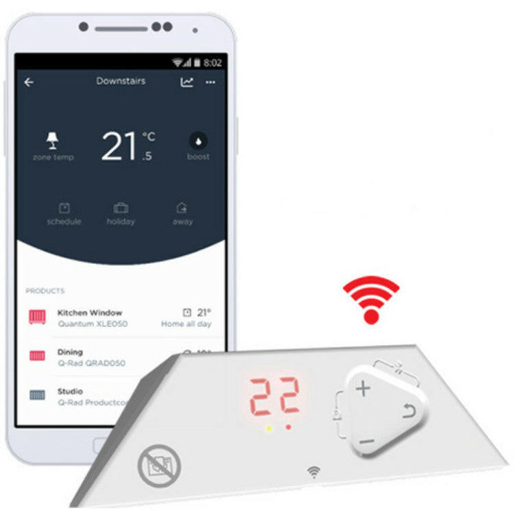 Nobo Dimplex Alta Wifi fűtőpanel 1500W, 40x103 cm, beépített wifi termosztáttal (DTD4R - 15)