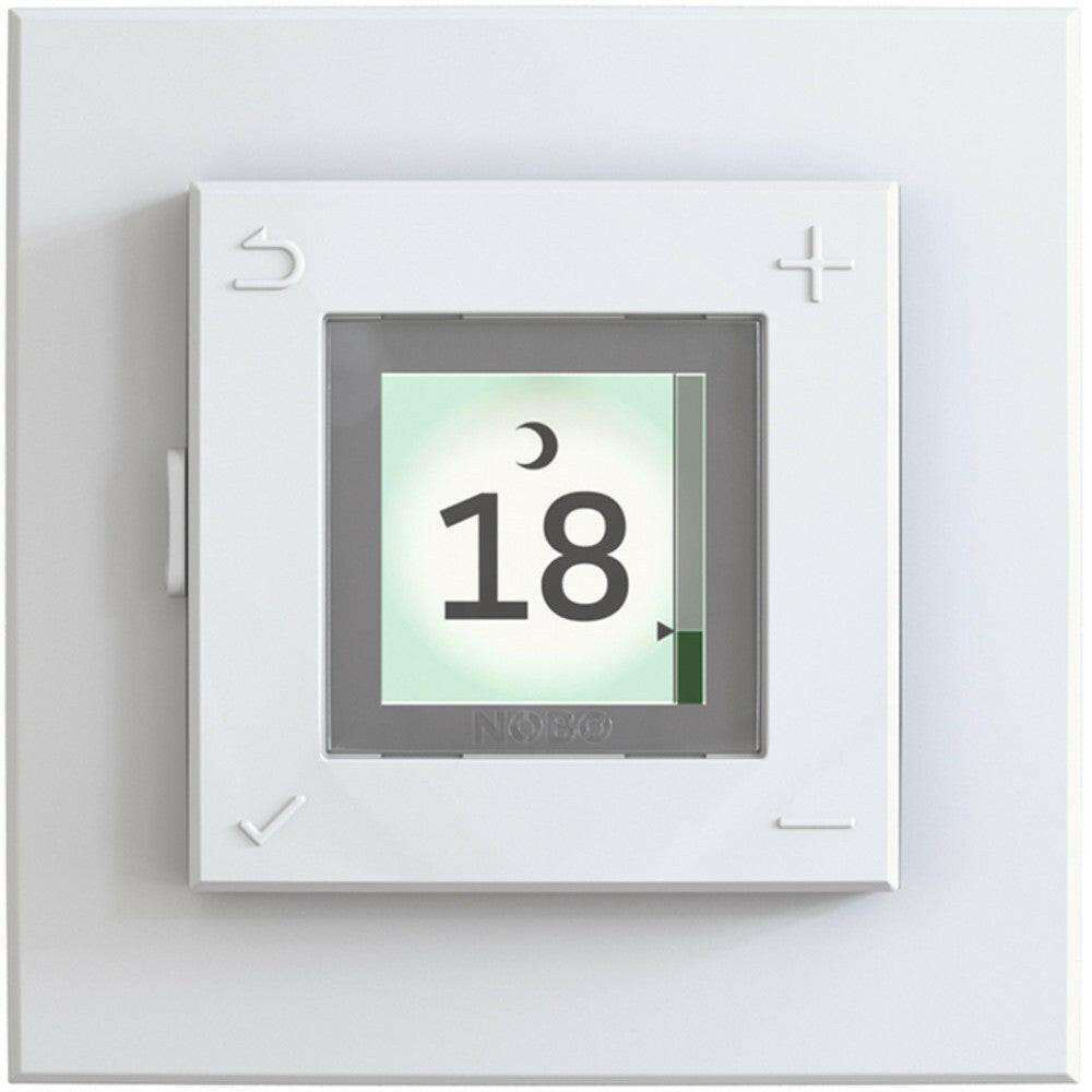 Nobo NTB - 2R szobatermosztát, vezetékes, digitális padlószenzor fehér