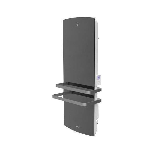 Nobo TRP 100 M fürdőszobai fűtőpanel törölközőtartóval 1000 W, 110x43 cm, tükör felület (TRP 100 M)
