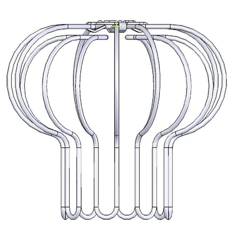 P.Sys 80 madárvédő rács inox-0