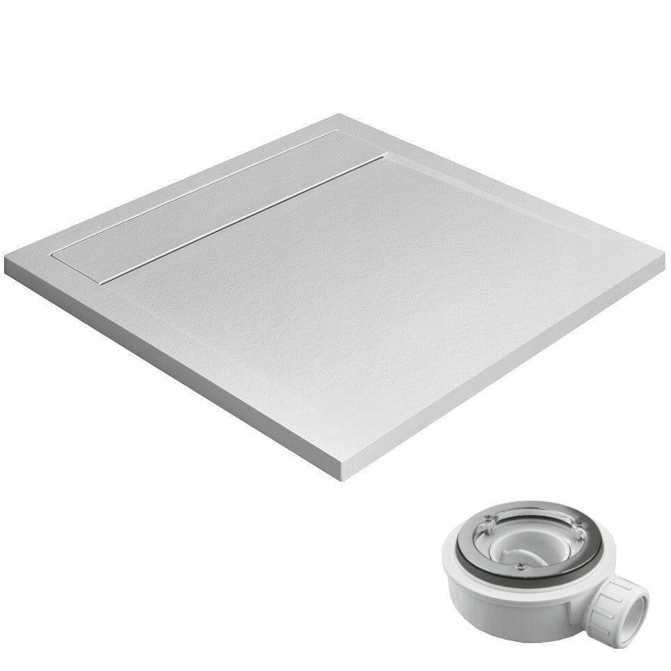 Radaway Teos C műmárvány zuhanytálca 100x100 fehér (HTC100100 - 04)