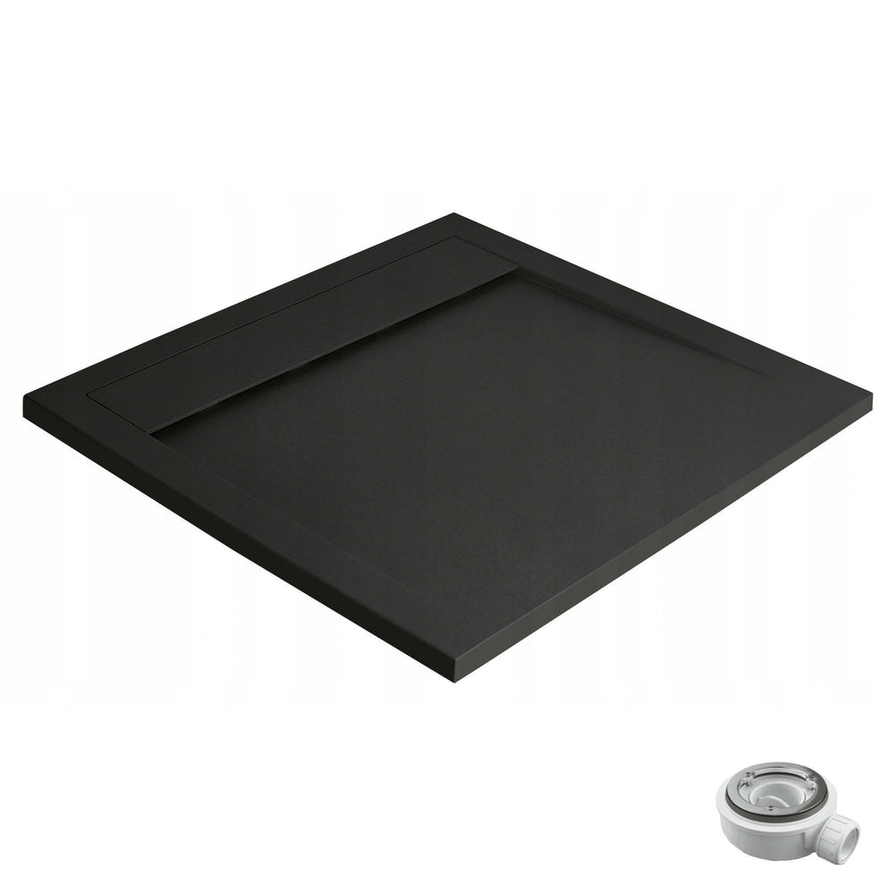 Radaway Teos C műmárvány zuhanytálca 100x100 black (HTC100100 - 54)