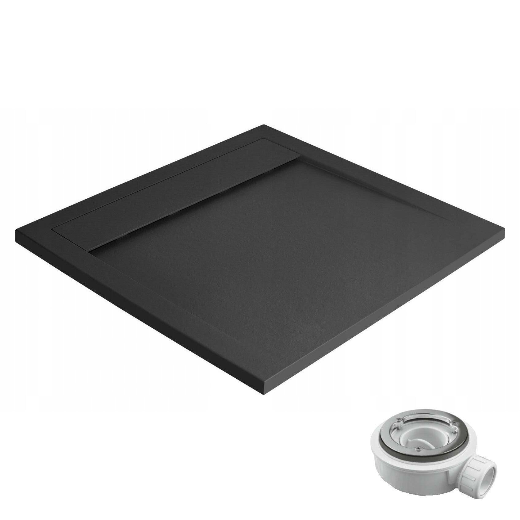 Radaway Teos C műmárvány zuhanytálca 100x100 antracit (HTC100100 - 64)