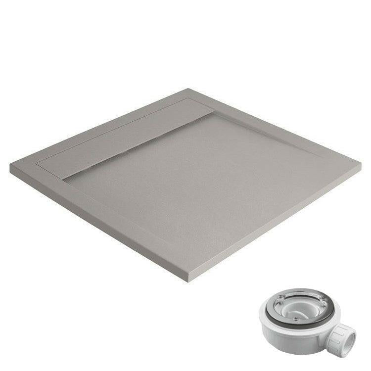 Radaway Teos C műmárvány zuhanytálca 100x100 cemento (HTC100100 - 74)