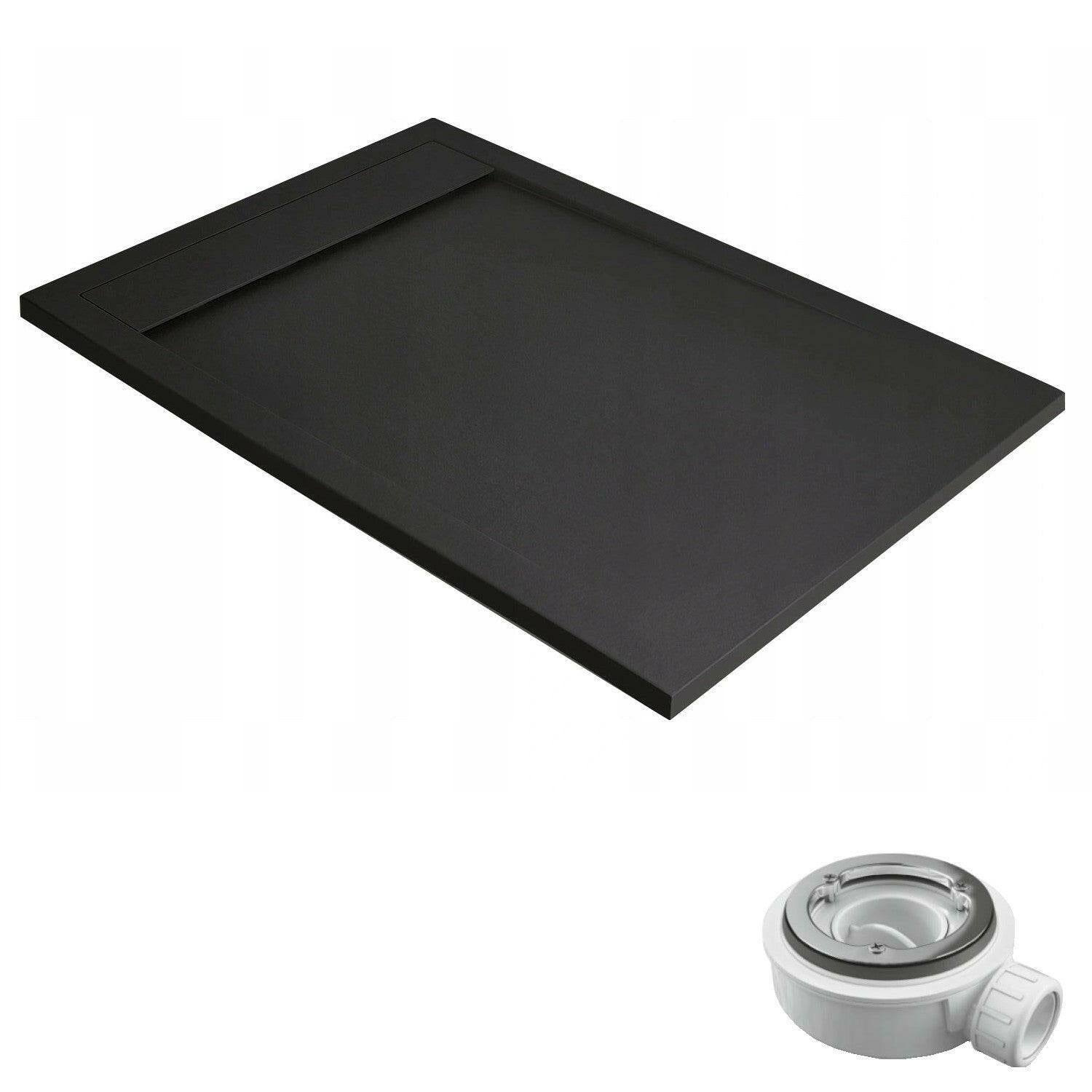 Radaway Teos F műmárvány zuhanytálca 120x100 black (HTF120100 - 54)