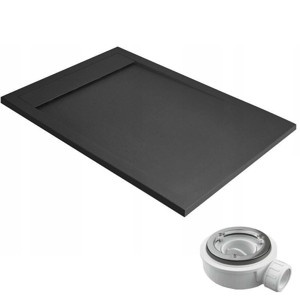 Radaway Teos F műmárvány zuhanytálca 120x100 antracit (HTF120100 - 64)