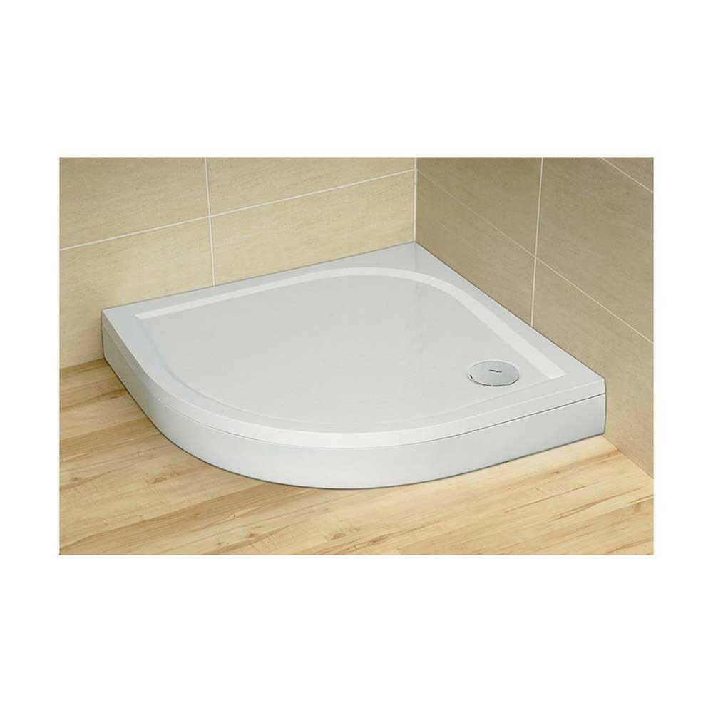 Radaway Paros A zuhanytálca 90x90 cm műmárvány, lábbal + ST90 szifonnal MBA9090 - 03 - 1