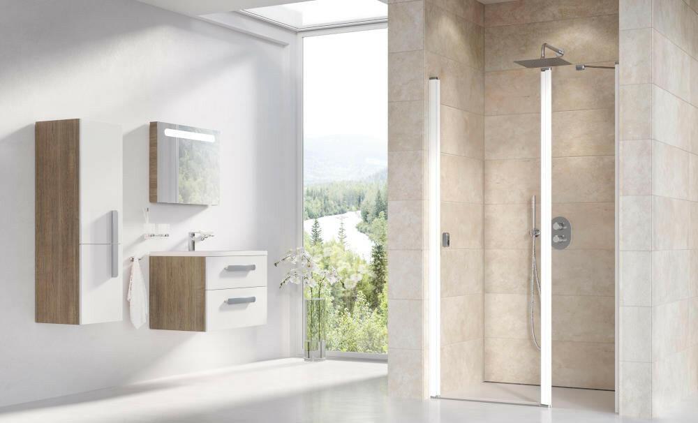 Ravak CSD2 110 zuhanyajtó fehér + transparent