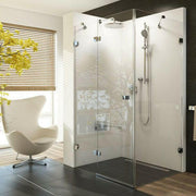 Ravak BSDPS zuhanykabin 90x90 jobbos króm + transparent ( 0UP77A00Z1 )
