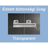 Ravak MSD2-120 zuhanyajtó jobbos szatén + transparent-3