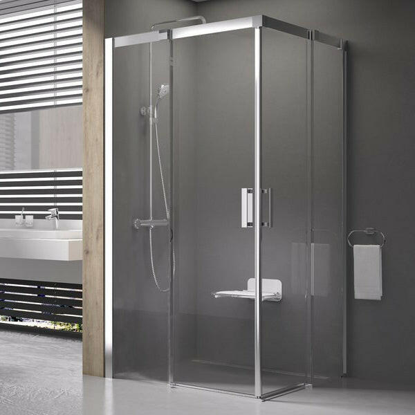 Ravak MSRV4 100/100 zuhanykabin króm + transparent ( 1WVAAC00Z1 )