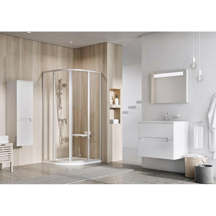 Ravak zuhanykabin SKCP4 - 90 195 fehér+Pearl polisztirén ( 3117O10211 )