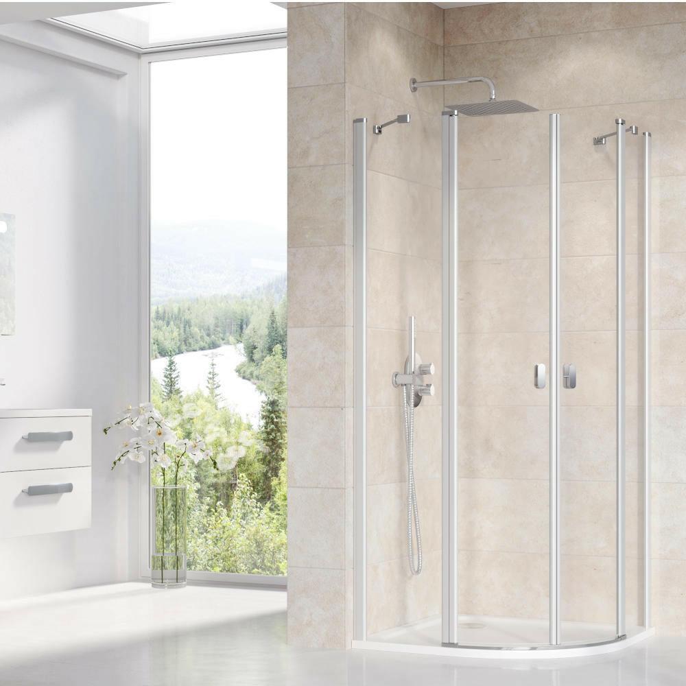 Ravak CSKK4 80 zuhanykabin szatén+ transparent