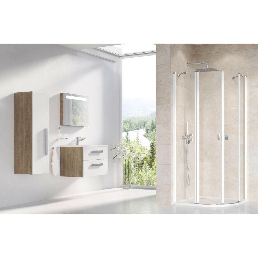 Ravak CSKK4 90 zuhanykabin fehér + transparent