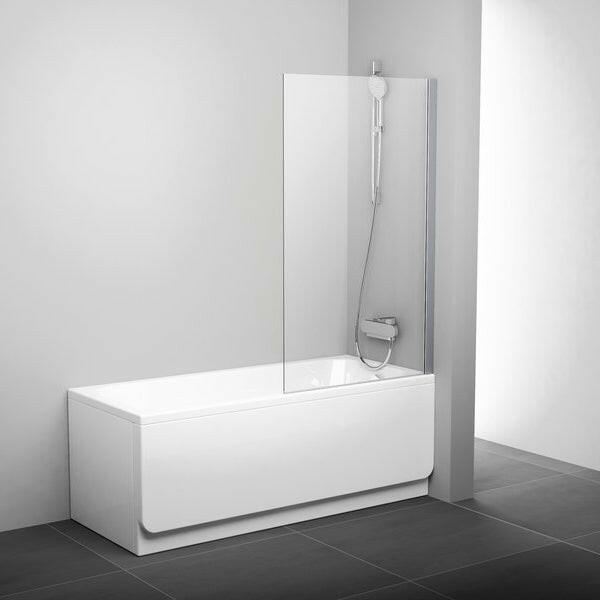 Ravak PVS1 80 kádparaván krómhatású + transparent ( 79840C00Z1 )