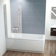 Ravak CVS1 80 kádparaván fehér + transparent balos (7QL40100Z1)