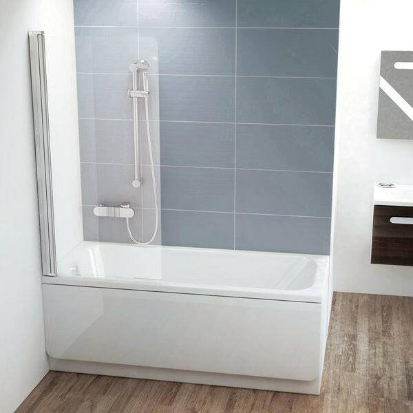 Ravak CVS1 - 80 kádparaván szatén + transparent balos (7QL40U00Z1)
