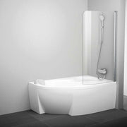 Ravak CVSK1 Rosa 160/170 kádparaván fehér+transparent jobbos ( 7QRS0100Y1 )
