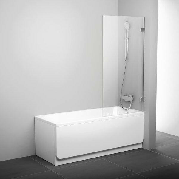 RAVAK BVS1 80 kádparaván króm+ transparent ( 7U840A00Z1 )
