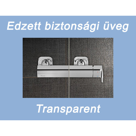 Ravak CSD1-90 zuhanyajtó krómhatású + transparent (0QV70C00Z1)-3