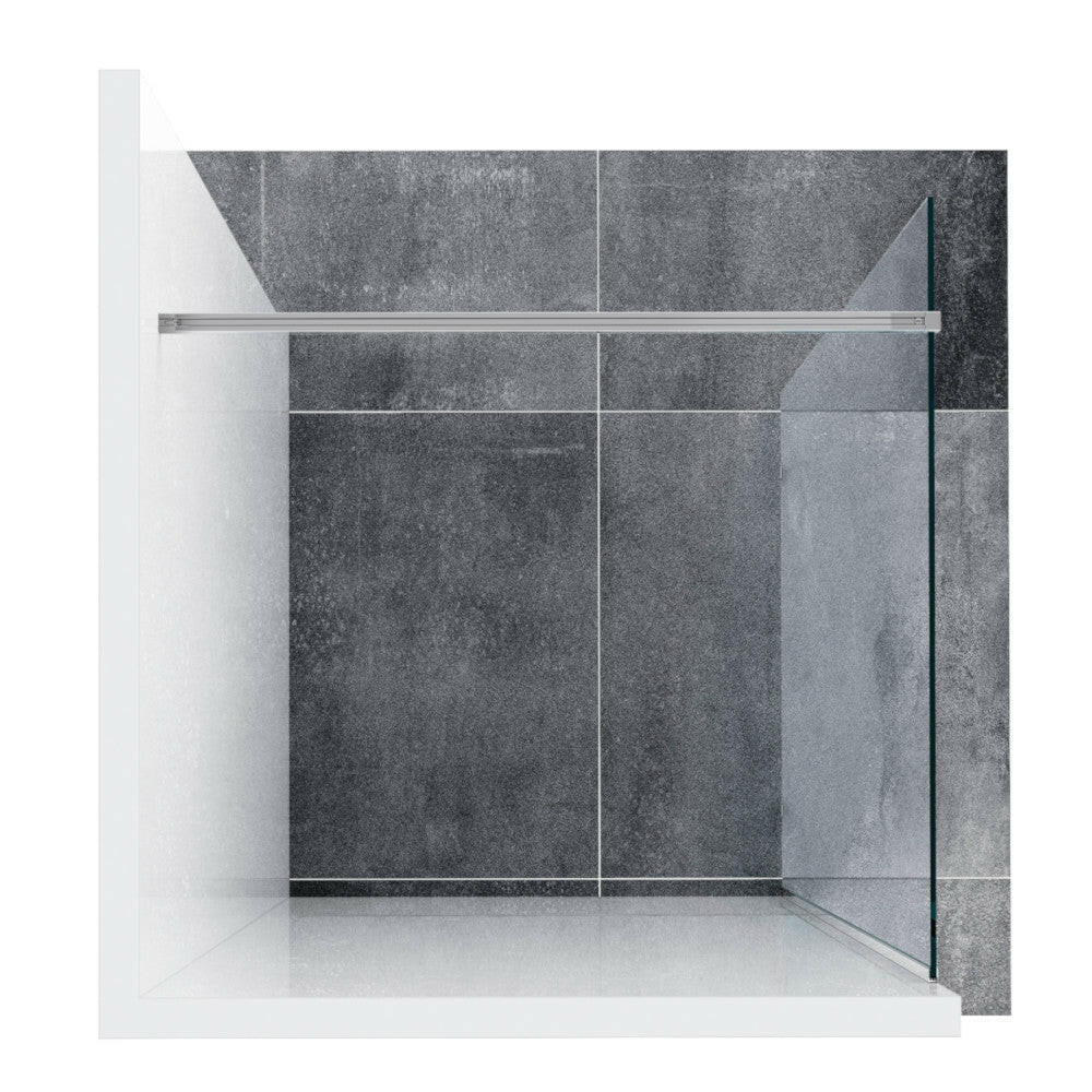 Ravak Walk In Wall-150 v.200, black+Transparent-4