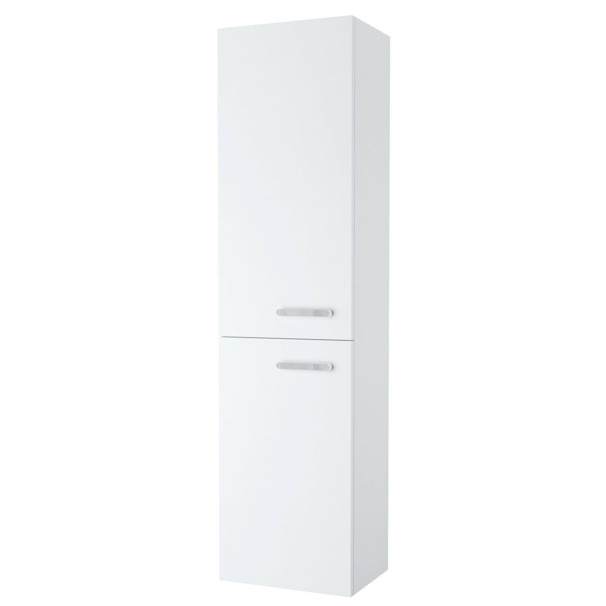Ravak Chrome SB 390 fürdőszobai fali szekrény balos feh/feh