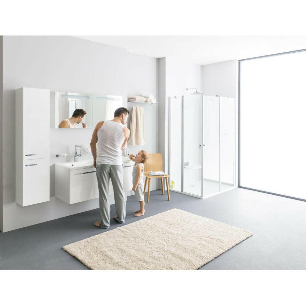 Ravak Chrome SB 390 fürdőszobai fali szekrény balos feh/feh