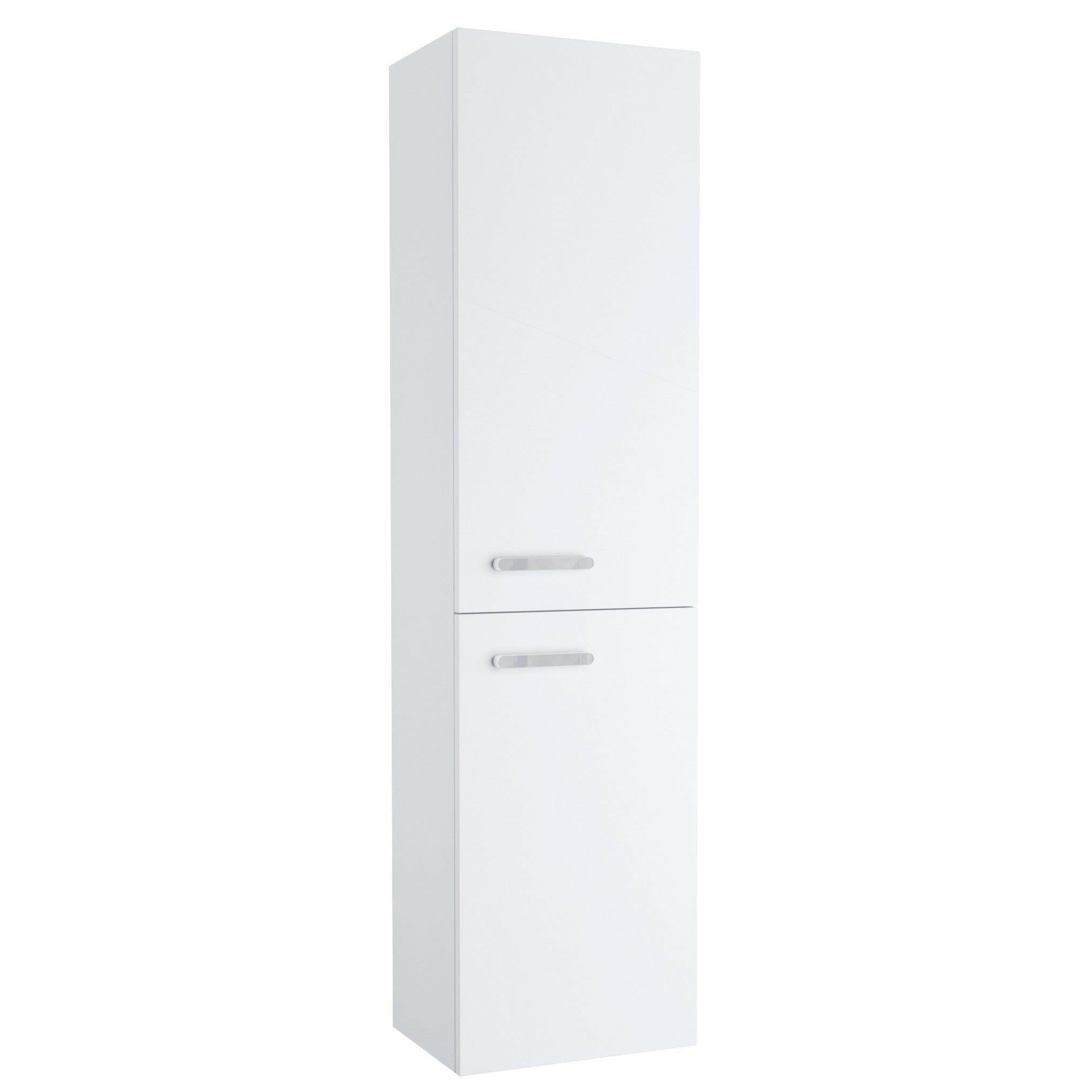 Ravak Chrome SB 390 fürdőszobai fali szekrény jobbos feh/feh