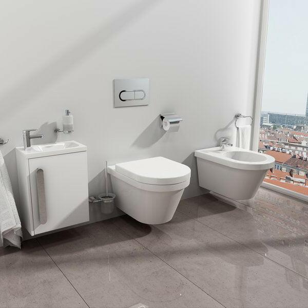 Ravak Chrome wc öblítő nyomlap szatén