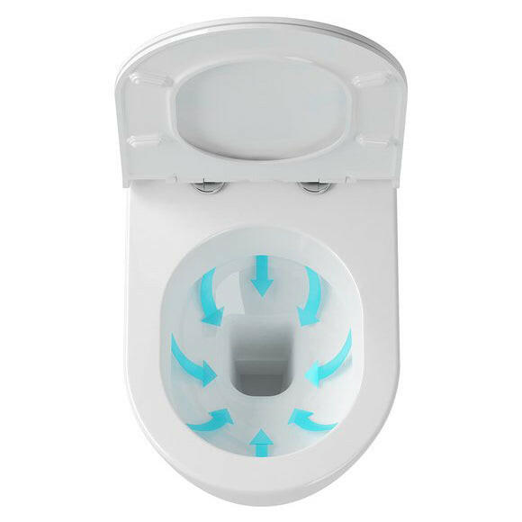 Ravak Uni Chrome Rim wc csésze fali fehér (X01516)