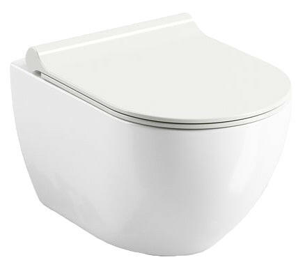 Ravak Uni Chrome Slim WC ülőke, fehér-2
