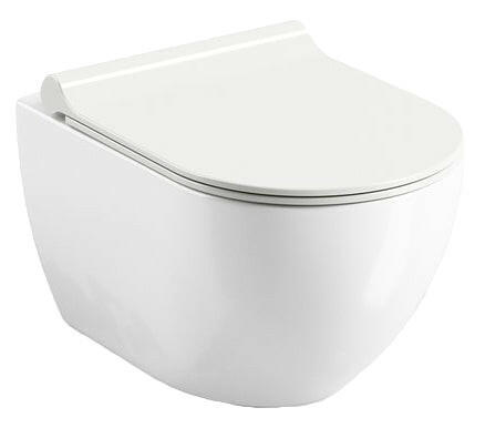 Ravak Uni Chrome Slim WC ülőke tetővel, Soft Close fehér (X01550)