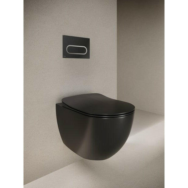 Ravak Uni Chrome RimOff WC fali fekete (X01794)