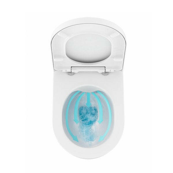 Ravak Uni Chrome RimOff WC fali fekete (X01794)
