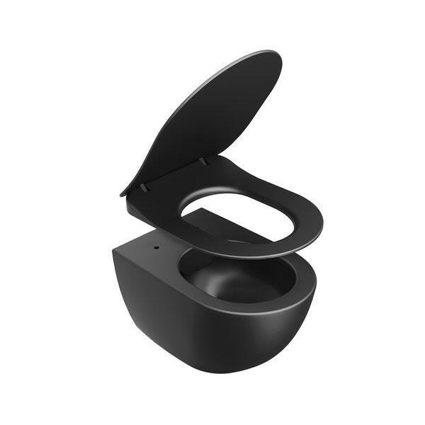 Ravak Uni Chrome Flat WC ülőke fekete (X01795)